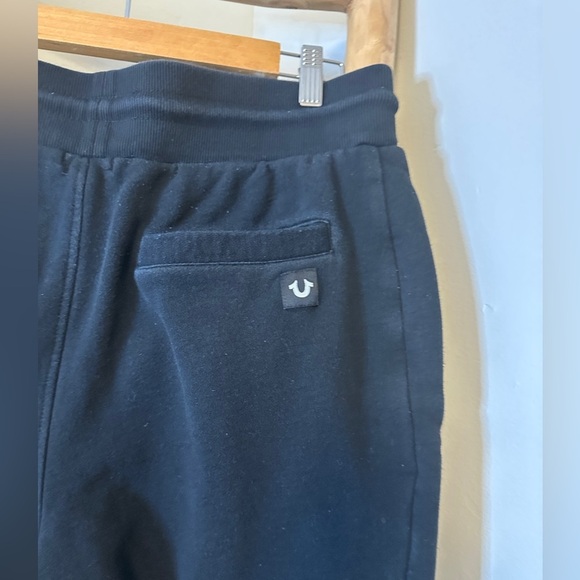 TRUE RELIGION Vintage RARE Men’s Black Jogger Lounge Pants Medium - Picture 5 of 11